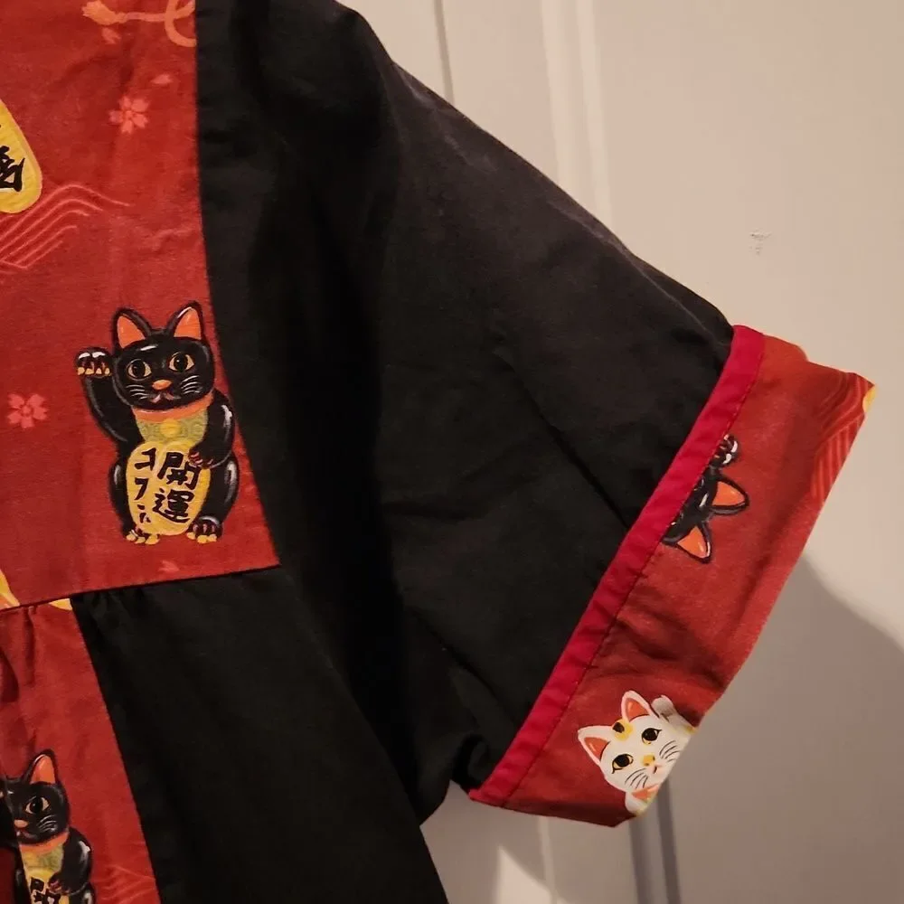 Vintage RM Lucky Cat Muumuu M
